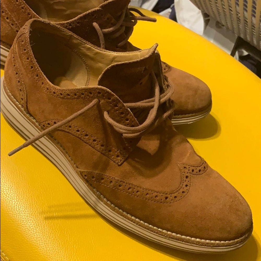 Men's Cole Haan Lunargrand Wingtips - Picture 6 of 6